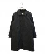 MHLエムエイチエル）の古着「Downliner Stainless Steel Collar Coat 595-212457」｜ブラック