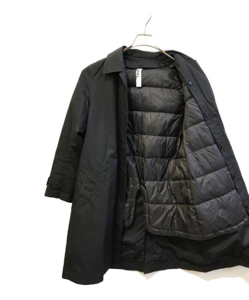 MHL（エムエイチエル）MHL (エムエイチエル) Downliner Stainless Steel Collar Coat 595-212457 ブラック サイズ:Mの古着・服飾アイテム