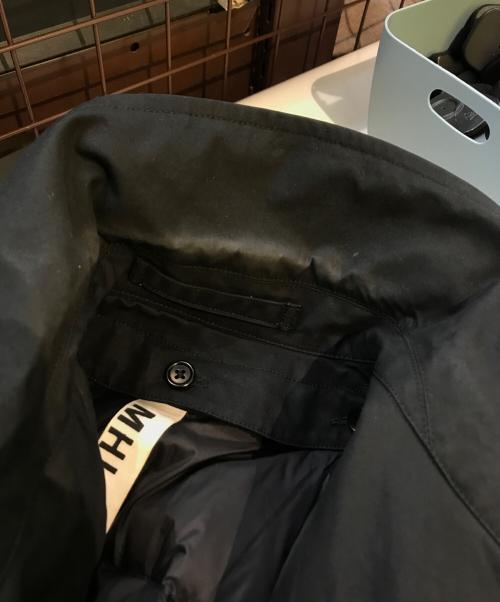 MHL（エムエイチエル）MHL (エムエイチエル) Downliner Stainless Steel Collar Coat 595-212457 ブラック サイズ:Mの古着・服飾アイテム