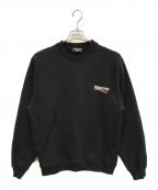 BALENCIAGAバレンシアガ）の古着「キャンペーンロゴスウェット」｜ブラック