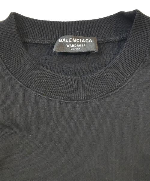 BALENCIAGA（バレンシアガ）BALENCIAGA (バレンシアガ) キャンペーンロゴスウェット ブラック サイズ:Mの古着・服飾アイテム
