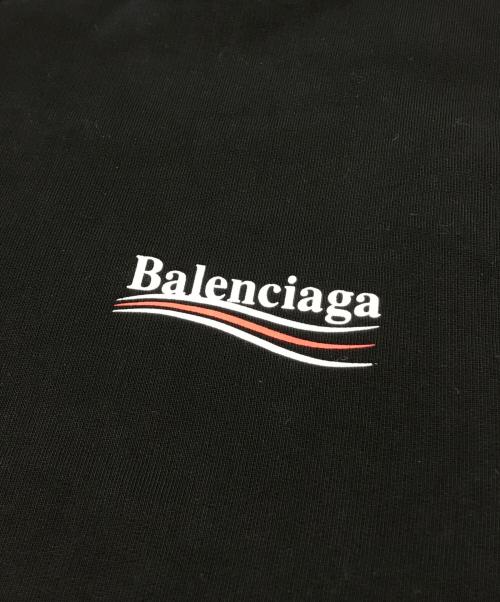 BALENCIAGA（バレンシアガ）BALENCIAGA (バレンシアガ) キャンペーンロゴスウェット ブラック サイズ:Mの古着・服飾アイテム
