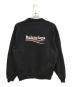 BALENCIAGA (バレンシアガ) キャンペーンロゴスウェット ブラック サイズ:M：25000円
