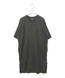 THE NORTHFACE PURPLELABEL（ザ・ノースフェイス パープルレーベル）の古着「5.35oz H/S Crew Neck DressNTW3212N　」｜ブラック