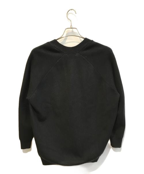 BALLSEY（ボールジィ）BALLSEY (ボールジィ) ミラノリブ ポケットファーカーディガン　11-02-14-02205 ブラック サイズ:Sの古着・服飾アイテム