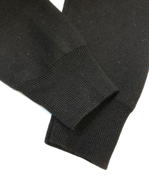 BALLSEY（ボールジィ）BALLSEY (ボールジィ) ミラノリブ ポケットファーカーディガン　11-02-14-02205 ブラック サイズ:Sの古着・服飾アイテム