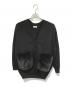 BALLSEY（ボールジィ）の古着「ミラノリブ ポケットファーカーディガン　11-02-14-02205」｜ブラック