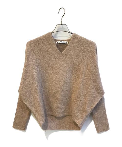 MICA&DEAL（マイカアンドディール）MICA&DEAL (マイカアンドディール) シャギーアルパカルーズニット　0124408278 ベージュ サイズ:Freeの古着・服飾アイテム