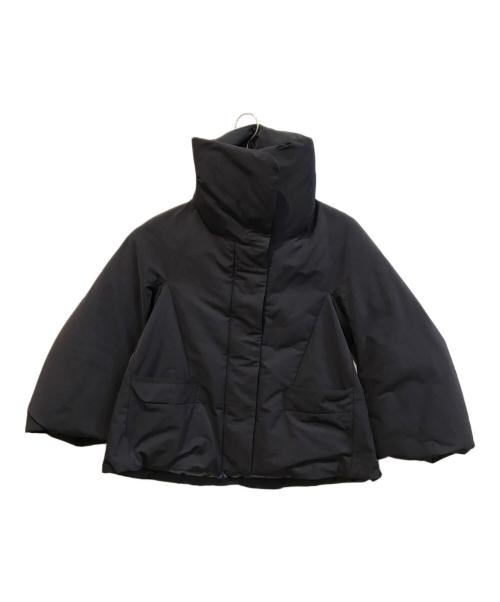 +J（プラスジェイ）+J (プラスジェイ) ハイブリッドダウンジャケット ネイビー サイズ:XSの古着・服飾アイテム