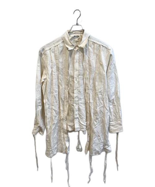 Midorikawa（ミドリカワ）Midorikawa (ミドリカワ) WINDING SHIRT ホワイト サイズ:Freeの古着・服飾アイテム