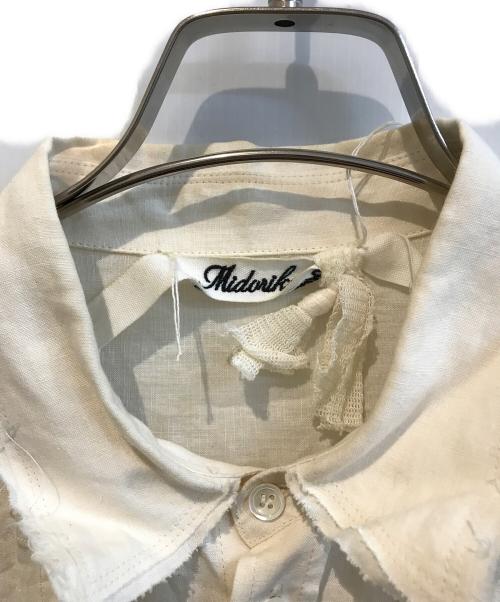 Midorikawa（ミドリカワ）Midorikawa (ミドリカワ) WINDING SHIRT ホワイト サイズ:Freeの古着・服飾アイテム