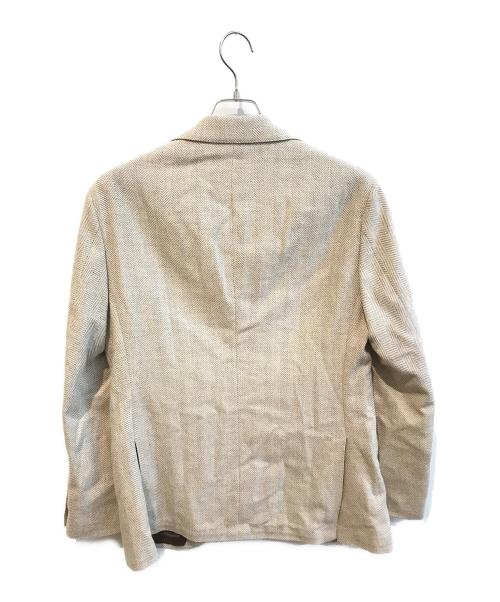 Hilton（ヒルトン）Hilton (ヒルトン) テーラードジャケット ベージュ サイズ:LLの古着・服飾アイテム