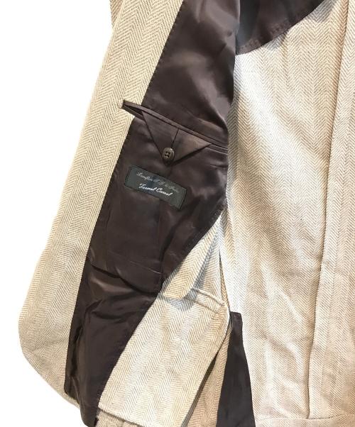 Hilton（ヒルトン）Hilton (ヒルトン) テーラードジャケット ベージュ サイズ:LLの古着・服飾アイテム