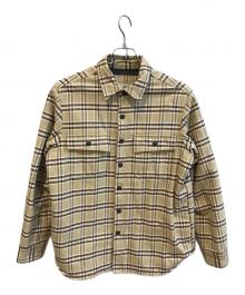 L.L.Bean（エルエルビーン）の古着「インサレーテッドフランネルシャツジャケット　273709」｜ベージュ