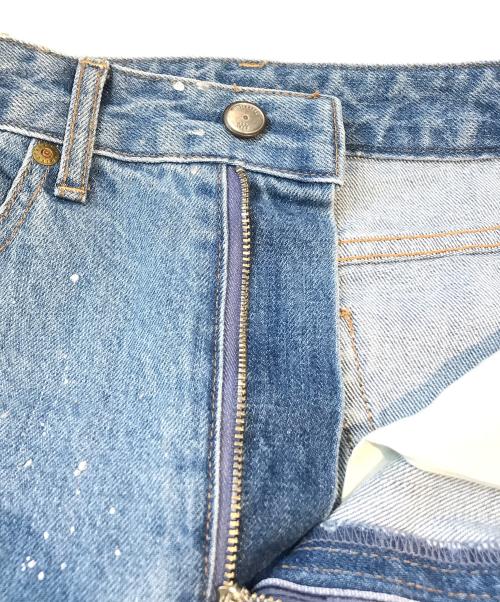 DU JOUR（デュ ジュール）DU JOUR (デュ ジュール) LEAN GLITTER JEAN SKIR　25060700126020 インディゴ サイズ:38の古着・服飾アイテム