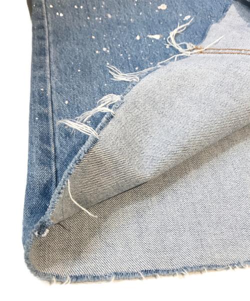 DU JOUR（デュ ジュール）DU JOUR (デュ ジュール) LEAN GLITTER JEAN SKIR　25060700126020 インディゴ サイズ:38の古着・服飾アイテム