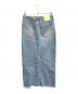 DU JOUR (デュ ジュール) LEAN GLITTER JEAN SKIR　25060700126020 インディゴ サイズ:38：5000円