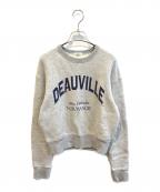 VERMEIL par ienaヴェルメイユ パー イエナ）の古着「プリントスウェット　23070938103010」｜グレー