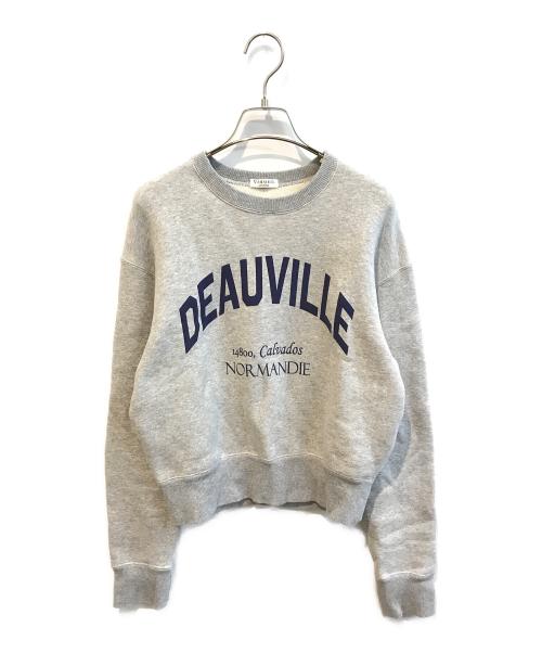 VERMEIL par iena（ヴェルメイユ パー イエナ）VERMEIL par iena (ヴェルメイユ パー イエナ) プリントスウェット　23070938103010 グレー サイズ:表記なしの古着・服飾アイテム