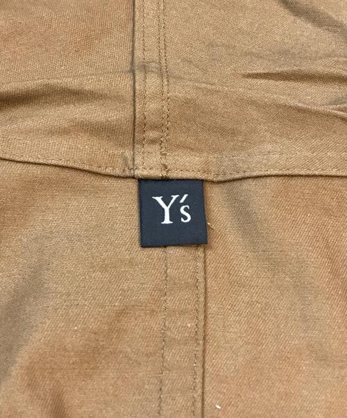 Y's（ワイズ）Y's (ワイズ) COTTON TWILL HOODED COAT　YJ-D85-002 ブラウン サイズ:2の古着・服飾アイテム