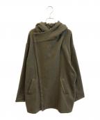 GROUND Yグラウンドワイ）の古着「ヴィンテージ フラノ ダブルパーカー　GV-J06-103」｜カーキ