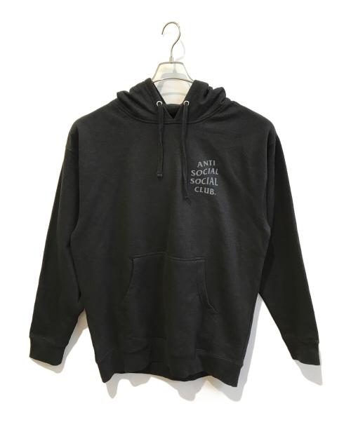 anti social social CLUB（アンチソーシャルソーシャルクラブ）ANTI SOCIAL SOCIAL CLUB (アンチソーシャルソーシャルクラブ) スウェットパーカー ブラック サイズ:Ｌの古着・服飾アイテム