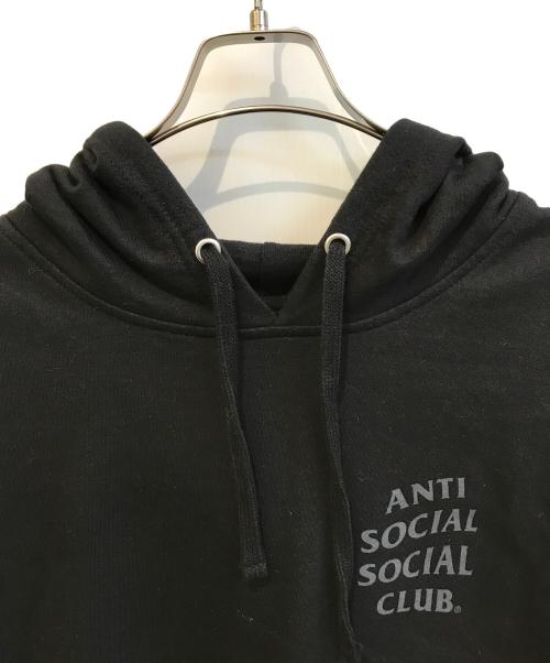 anti social social CLUB（アンチソーシャルソーシャルクラブ）ANTI SOCIAL SOCIAL CLUB (アンチソーシャルソーシャルクラブ) スウェットパーカー ブラック サイズ:Ｌの古着・服飾アイテム
