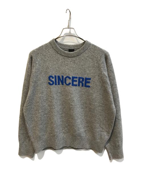 Spick and Span（スピック＆スパン）Spick and Span (スピック＆スパン) ラグランロゴニットプルオーバー グレー サイズ:不明の古着・服飾アイテム