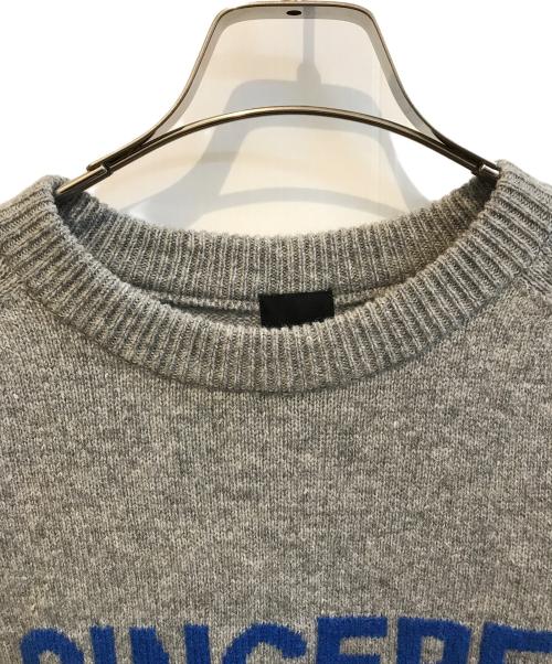 Spick and Span（スピック＆スパン）Spick and Span (スピック＆スパン) ラグランロゴニットプルオーバー グレー サイズ:不明の古着・服飾アイテム