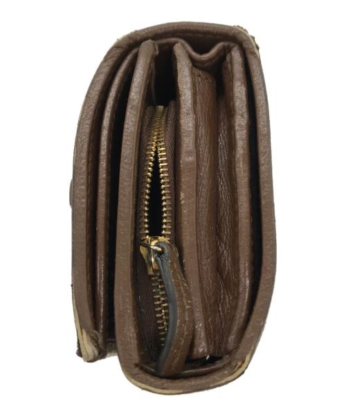 GUCCI（グッチ）GUCCI (グッチ) ホースビット2つ折り財布　534563 ベージュの古着・服飾アイテム