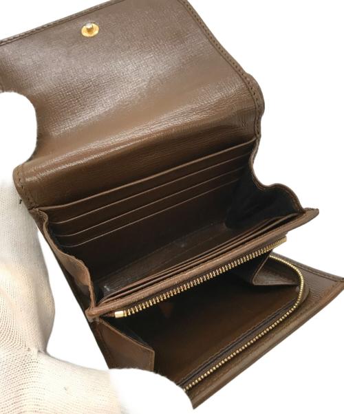 GUCCI（グッチ）GUCCI (グッチ) ホースビット2つ折り財布　534563 ベージュの古着・服飾アイテム