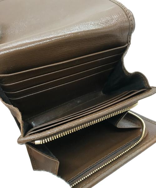 GUCCI（グッチ）GUCCI (グッチ) ホースビット2つ折り財布　534563 ベージュの古着・服飾アイテム