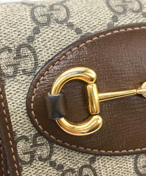 GUCCI（グッチ）GUCCI (グッチ) ホースビット2つ折り財布　534563 ベージュの古着・服飾アイテム