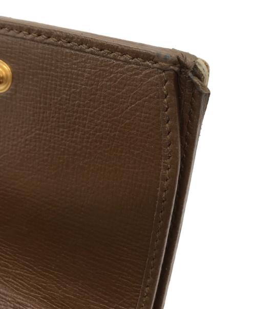 GUCCI（グッチ）GUCCI (グッチ) ホースビット2つ折り財布　534563 ベージュの古着・服飾アイテム