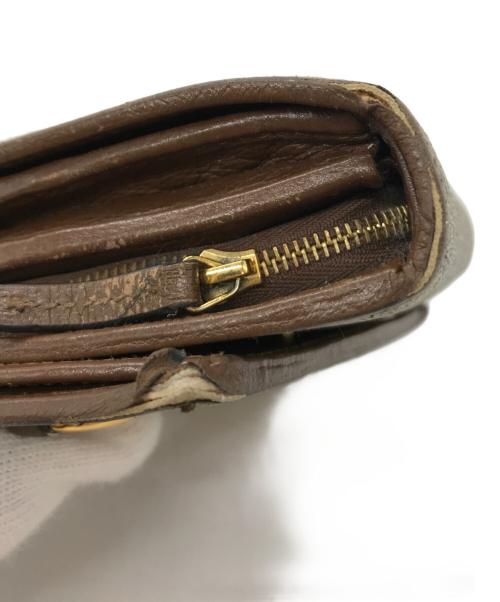 GUCCI（グッチ）GUCCI (グッチ) ホースビット2つ折り財布　534563 ベージュの古着・服飾アイテム