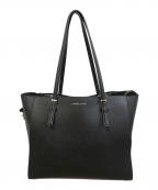 CHARLES & KEITHチャールズアンドキース）の古着「クラッシックダブルハンドルトートバッグ」｜ブラック