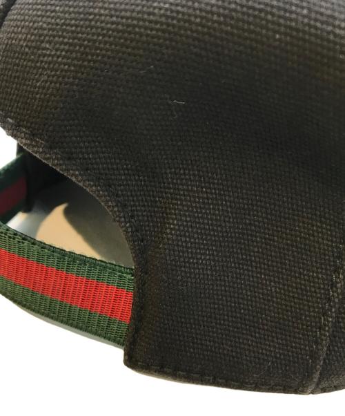 GUCCI（グッチ）GUCCI (グッチ) キャップ　387554 ブラックの古着・服飾アイテム