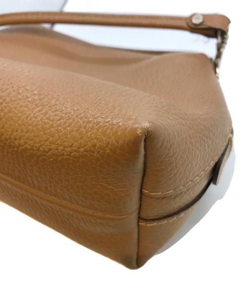 GIANNI CHIARINI（ジャンニ キアリーニ）GIANNI CHIARINI (ジャンニ キアリーニ) レザーショルダーバッグ ブラウンの古着・服飾アイテム