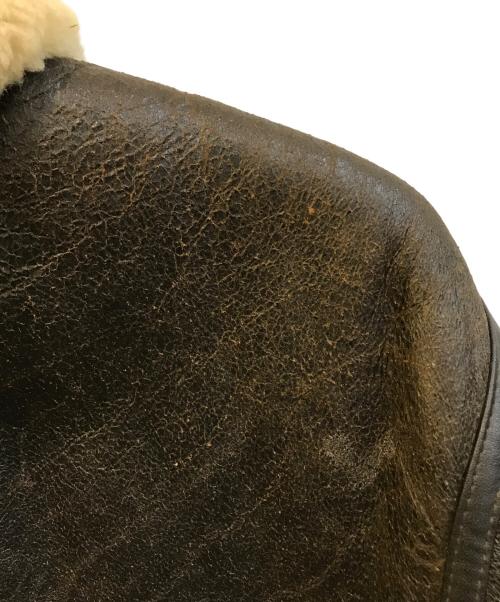 NO BRAND（ノーブランド）NO BRAND (ノーブランド) B-3ムートンジャケット ブラウン サイズ:LLの古着・服飾アイテム