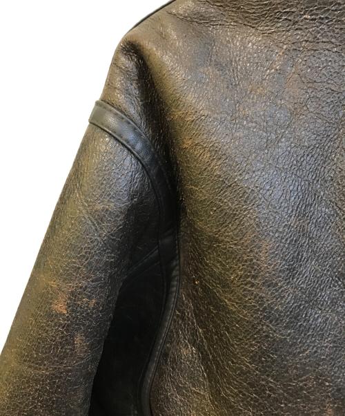 NO BRAND（ノーブランド）NO BRAND (ノーブランド) B-3ムートンジャケット ブラウン サイズ:LLの古着・服飾アイテム