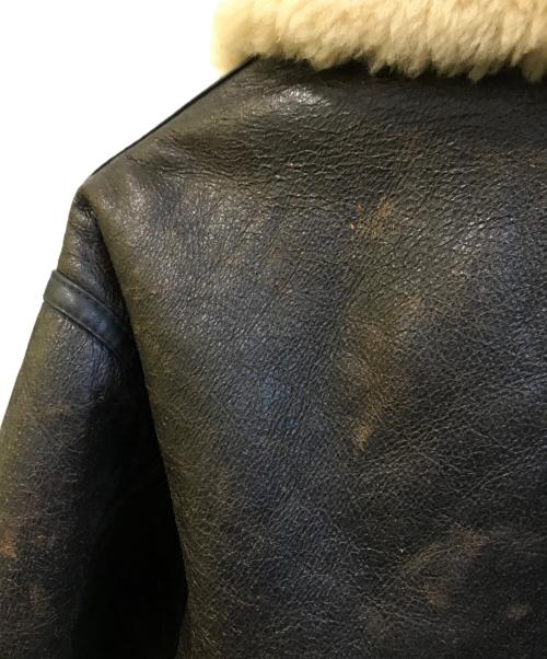 NO BRAND（ノーブランド）NO BRAND (ノーブランド) B-3ムートンジャケット ブラウン サイズ:LLの古着・服飾アイテム