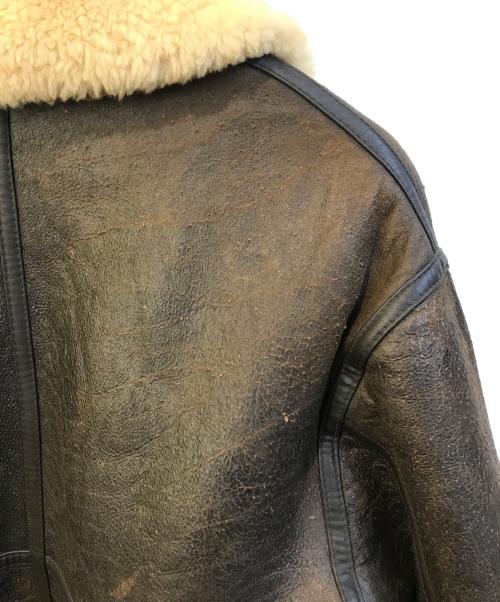 NO BRAND（ノーブランド）NO BRAND (ノーブランド) B-3ムートンジャケット ブラウン サイズ:LLの古着・服飾アイテム