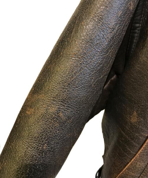 NO BRAND（ノーブランド）NO BRAND (ノーブランド) B-3ムートンジャケット ブラウン サイズ:LLの古着・服飾アイテム