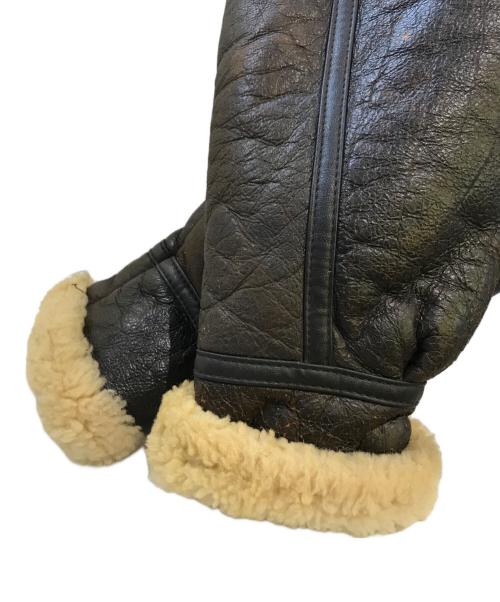 NO BRAND（ノーブランド）NO BRAND (ノーブランド) B-3ムートンジャケット ブラウン サイズ:LLの古着・服飾アイテム