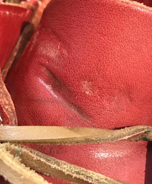 PARABOOT（パラブーツ）PARABOOT (パラブーツ) デッキシューズ　1208 レッド サイズ:25cmの古着・服飾アイテム