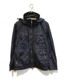 BLACK LABEL CRESTBRIDGE（ブラックレーベル クレストブリッジ）の古着「リモンタナイロンジャケット　51F15-314-28」｜ネイビー