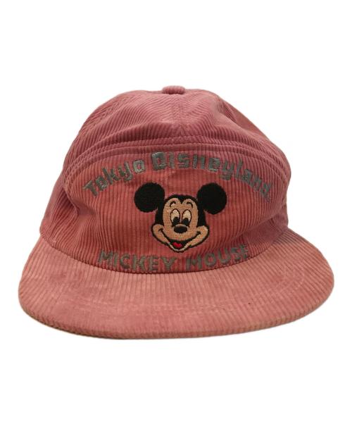 DISNEY（ディズニー）Disney (ディズニー) キャップ ピンクの古着・服飾アイテム