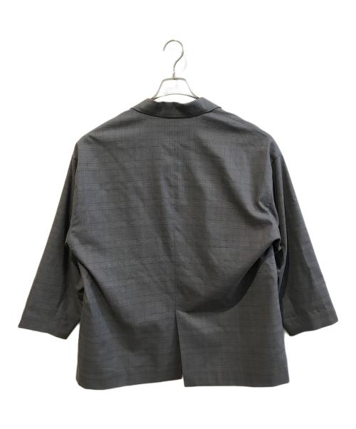 Spick and Span（スピック＆スパン）Spick and Span (スピック＆スパン) チェックルーズジャケット　24010200205030 グレー サイズ:Sの古着・服飾アイテム