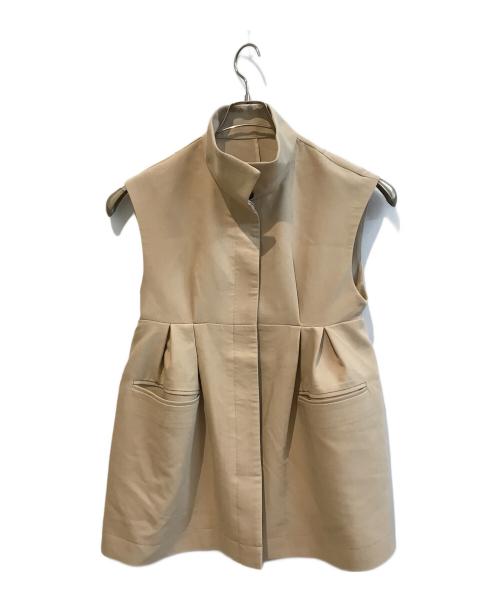 HEREIAM（ヘレイアム）HEREIAM (ヘレイアム) エンパイアベスト　BR2402AT01 ベージュ サイズ:Ｍの古着・服飾アイテム