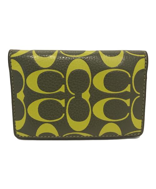 COACH（コーチ）COACH (コーチ) カードケース カーキの古着・服飾アイテム